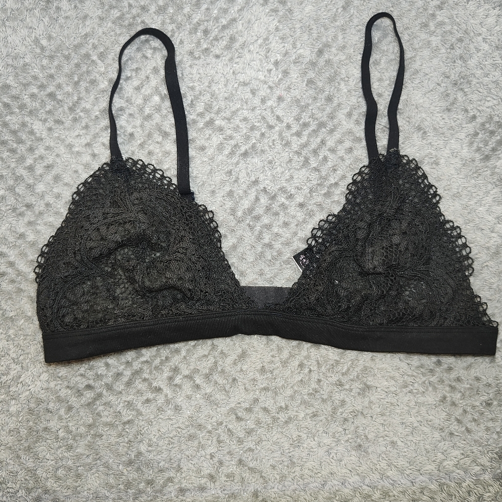 Victoria's Secret Black Lace Bralette